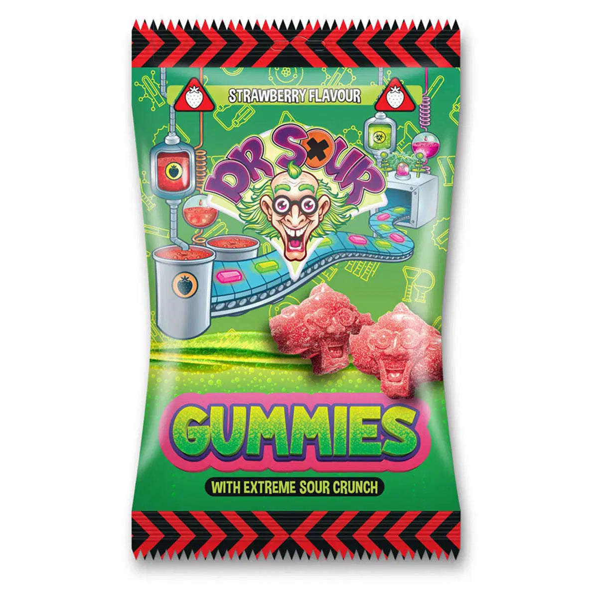 Dr. Sour Strawberry 200g – Der fruchtig-saure Erdbeer-Snack