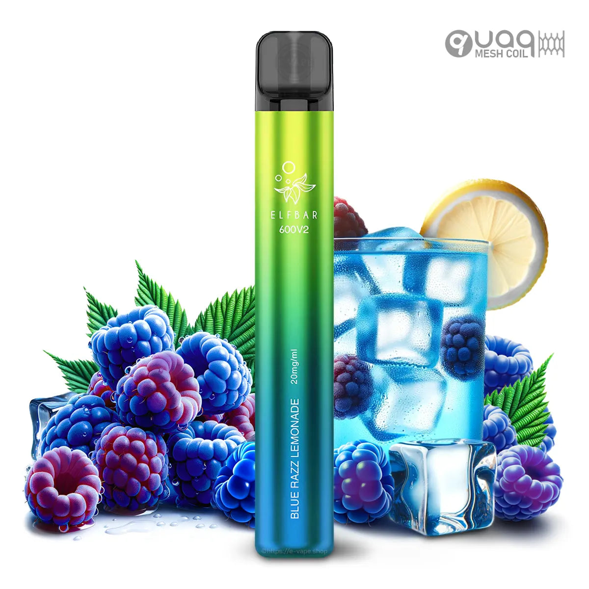Elfbar 600 Blue Razz Lemonade V2