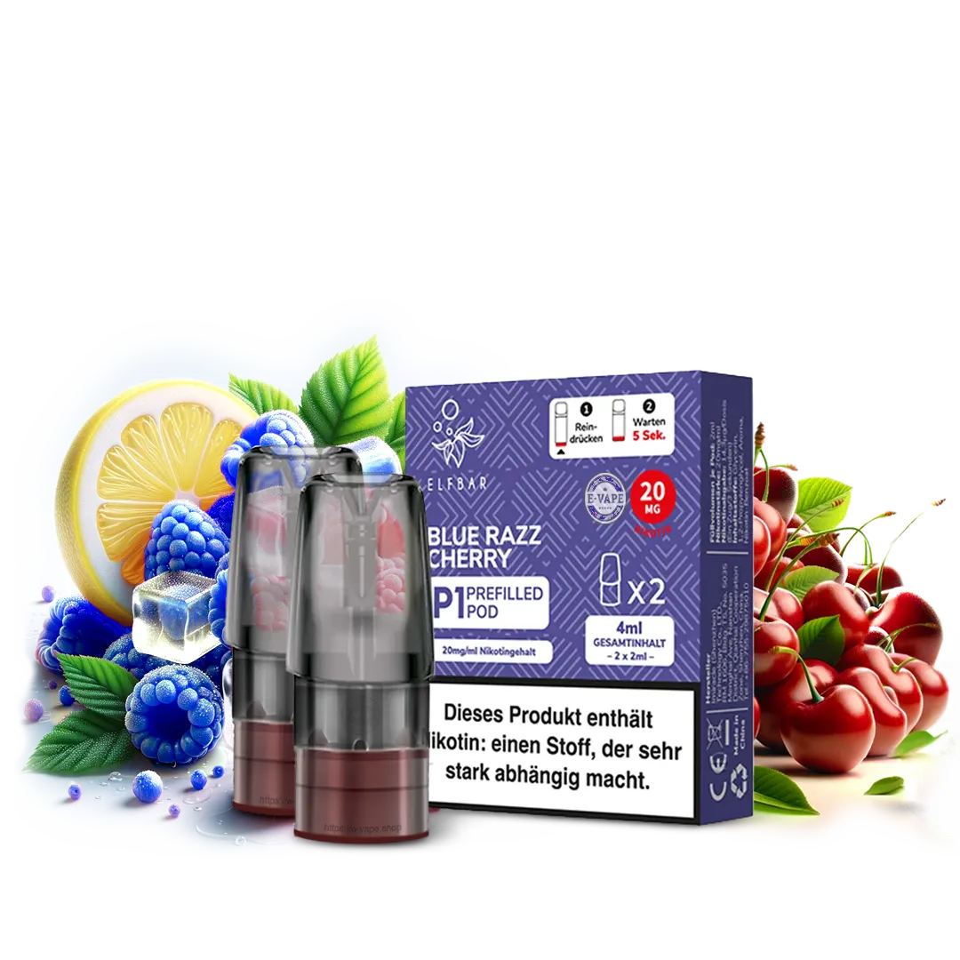 Elfbar Mate 500 2x Blue Razz Cherry   Pod
