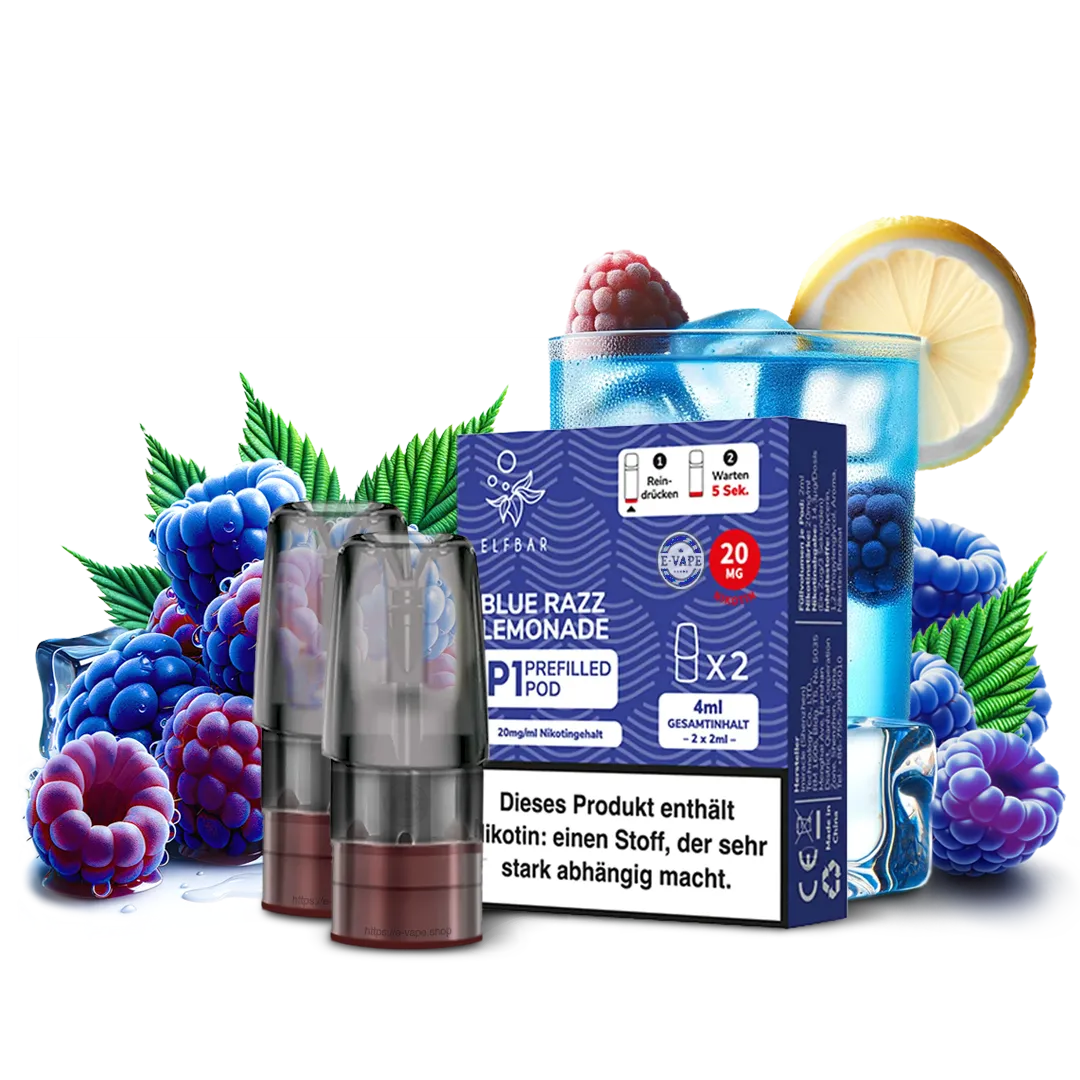 Elfbar Mate 500 2x Blue Razz Lemonade   Pod