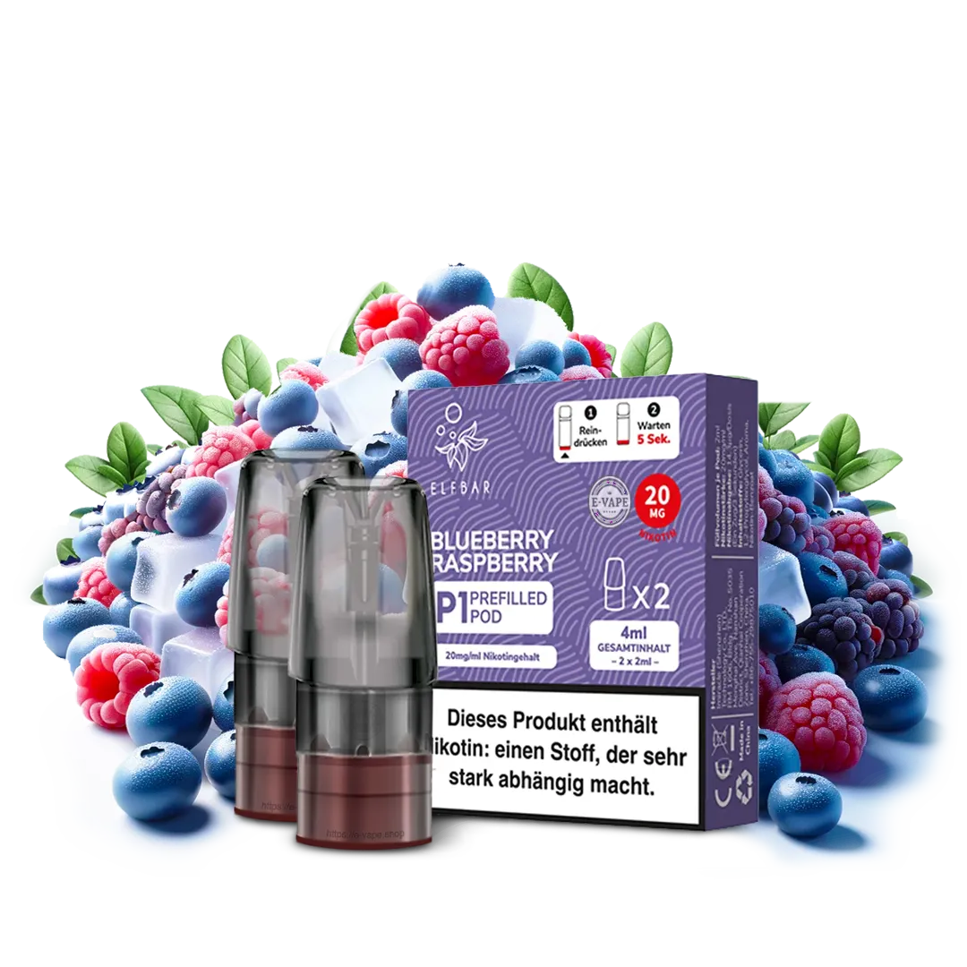 Elfbar Mate 500 2x Blueberry Raspberry   Pod