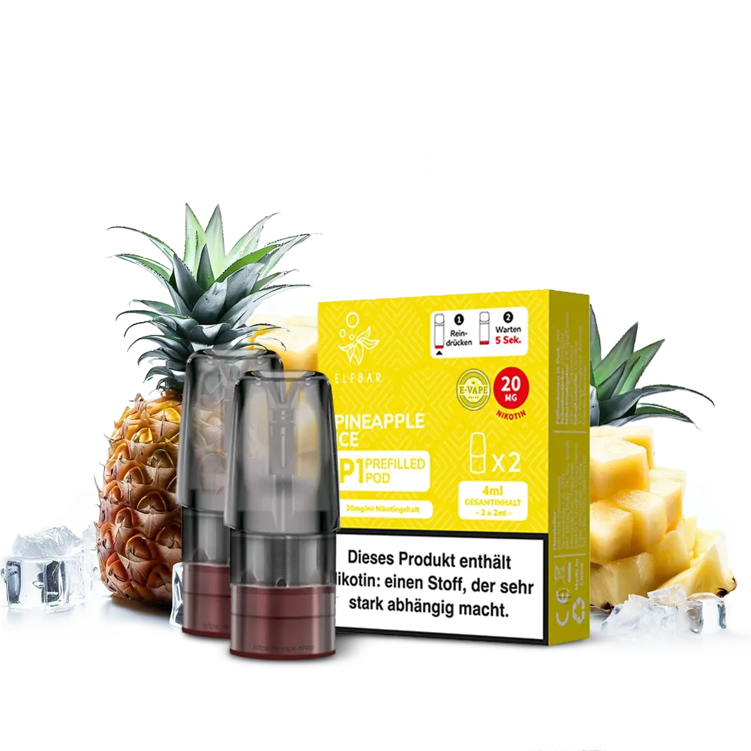 Elfbar Mate 500 2x Pineapple Ice   Pod