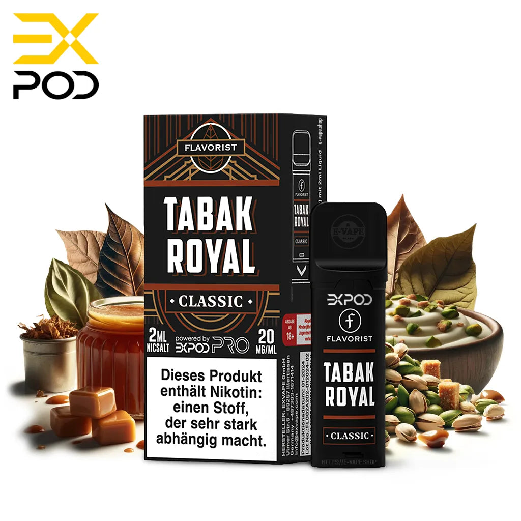 ExPod Flavorist Tabak Royal Pod   für ELFA