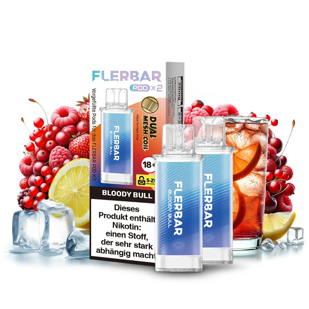 Flerbar 2x Pod Bloody Bull