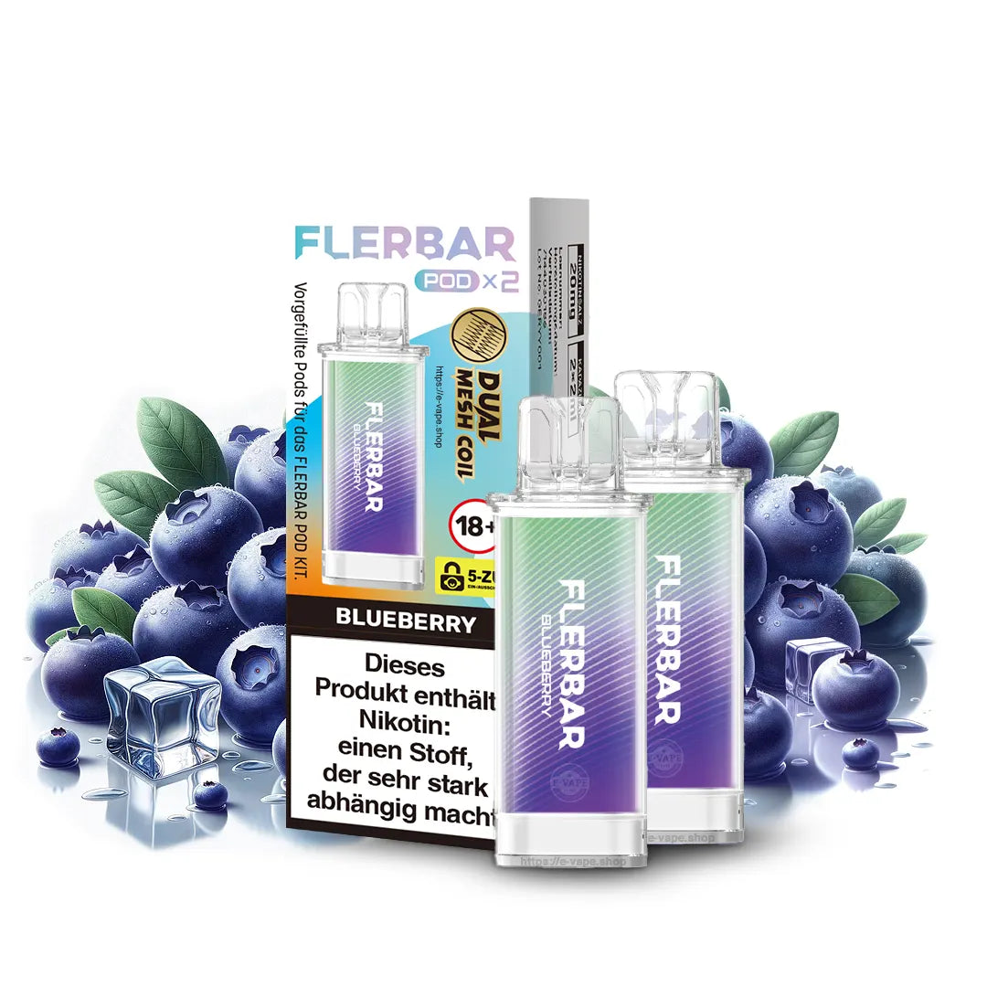 Flerbar 2x Pod Blueberry