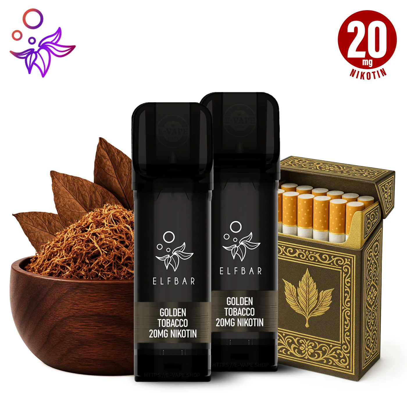 Elfbar Pods ELFA Golden Tobacco