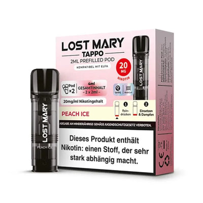 Elfbar Pods Peach Ice   Ⓣ TAPPO für ELFA