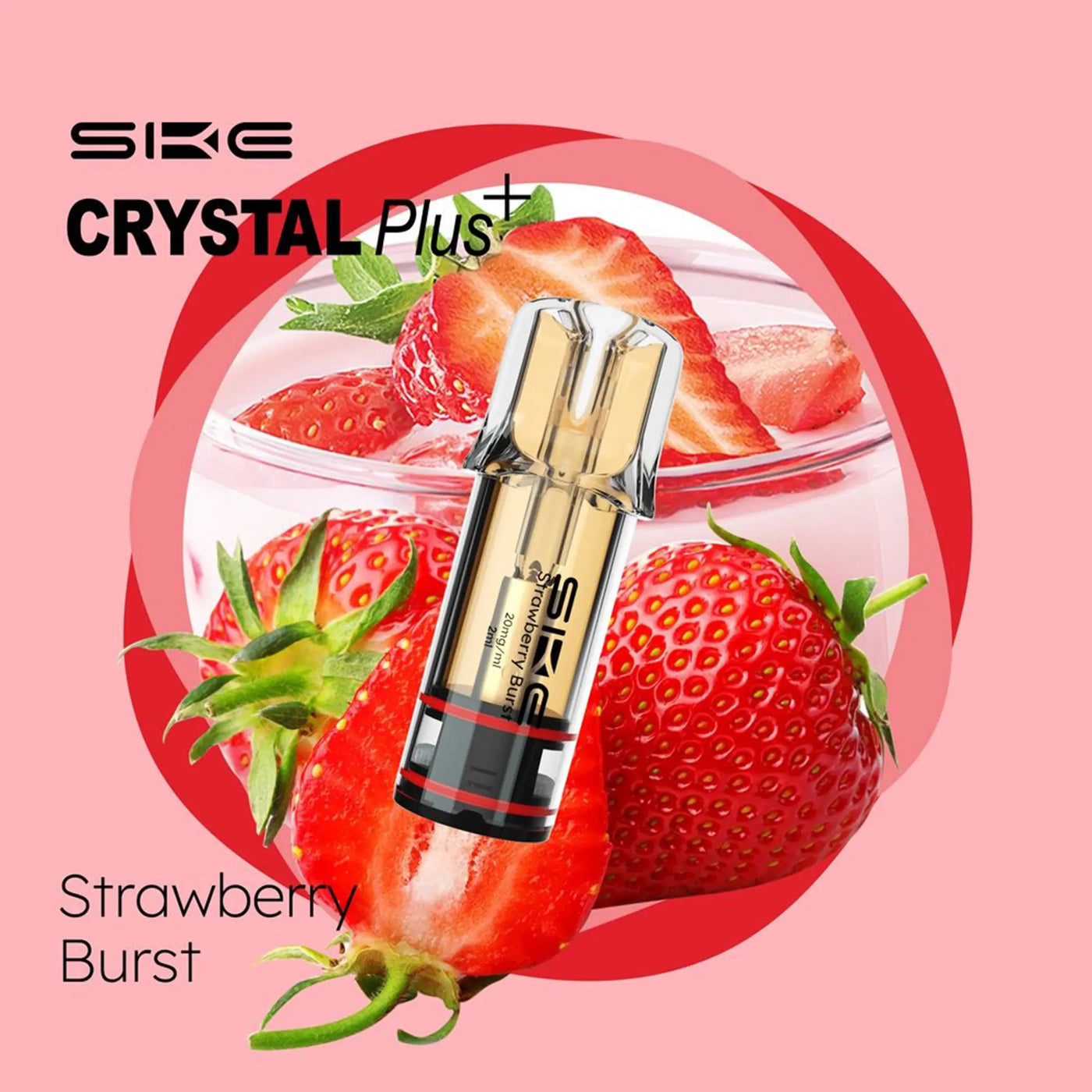 Crystal PLUS Pods Strawberry Burst 2 x