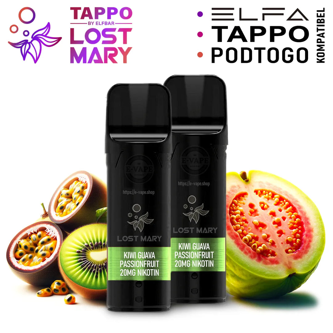 Elfbar Pods Kiwi Passion Fruit Guava